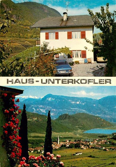 Kaltern Weinstrasse Tirol Haus Unterkofler Panorama