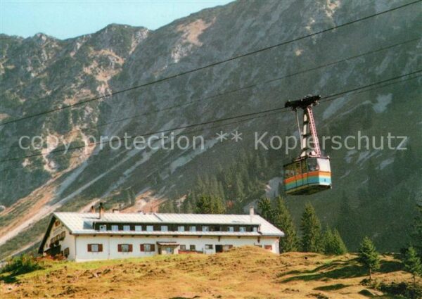 Oberstdorf Berggasthof Seealpe Mittelstation der N
