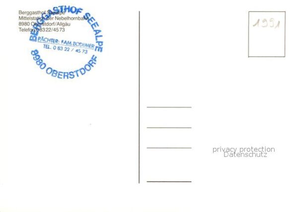 Oberstdorf Berggasthof Seealpe Mittelstation der N – Bild 2