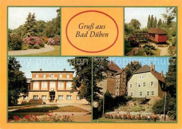 Bad Dueben Im Kurpark Schiffmühle Eisenmoorbad Bur