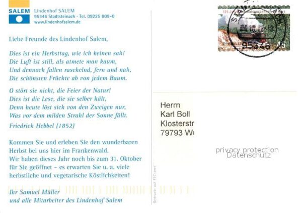 Stadtsteinach Lindenhof Salem Details – Bild 2