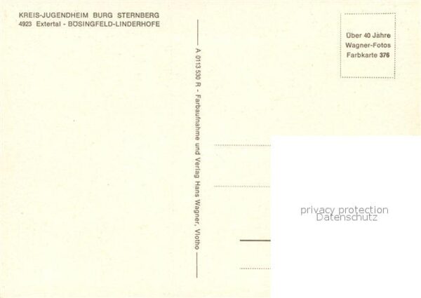 Boesingfeld Kreis Jugendheim Burg Sternberg – Bild 2