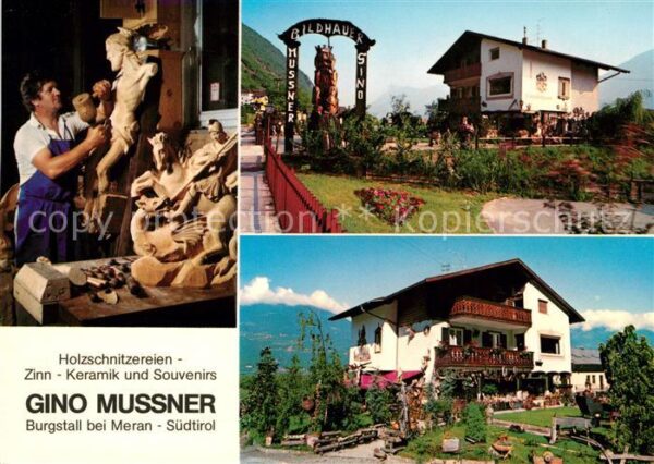 Burgstall Meran Holzschnitzereien Gino Mussner