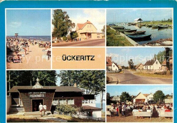 Ueckeritz Usedom Strand Ratscafe Bootshafen Achterwasser