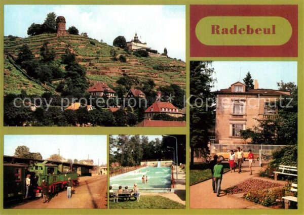 Radebeul Spitzhaus und Turm der Jugend Tradition