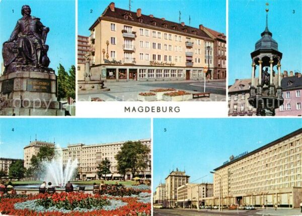 Magdeburg Otto von Guericke Denkmal Alter Markt M