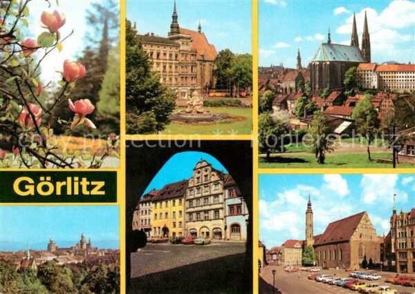 Goerlitz Sachsen Stadtpark Platz der Befreiung Kirche St