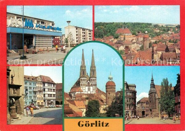 Goerlitz Sachsen HO Kaufhalle Altstadt Nikolaikirche Unt