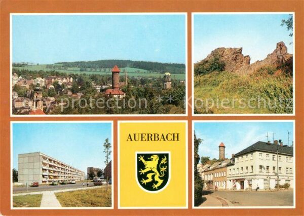 Auerbach Vogtland Teilansicht Bendelstein Neubaugebiet Lo