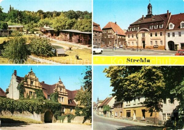 Strehla Tierpark Rathaus Schlosseingang Hauptst