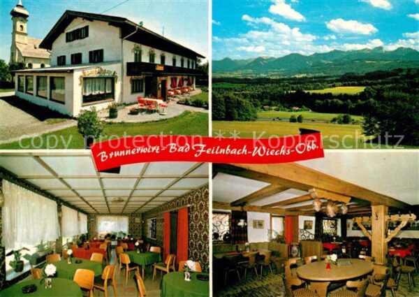 Wiechs Bad Feilnbach Brunnerwirt Gastraum Bar Panorama