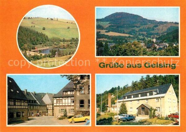 Geising Erzgebirge Stadtbad Hüttenteich Teilansicht Erholu