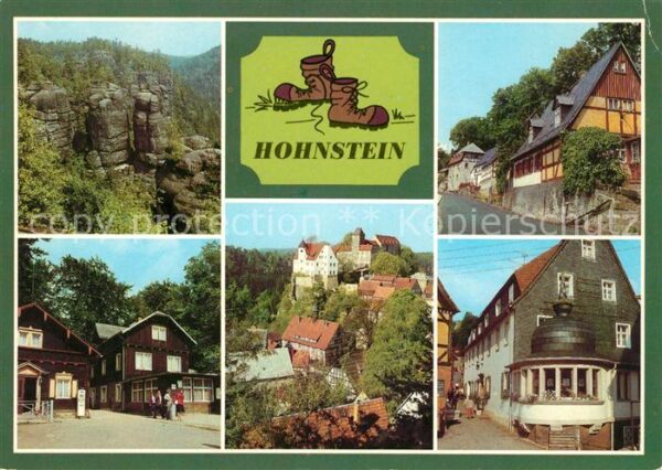 Hohnstein Saechsische Schweiz Hafersäcke Obere Strasse Brand Burgblic