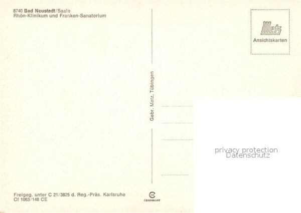 Bad Neustadt Rhön Klinikum und Franken Sanatorium Fl – Bild 2