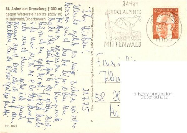 Mittenwald Bayern St Anton am Kranzberg – Bild 2