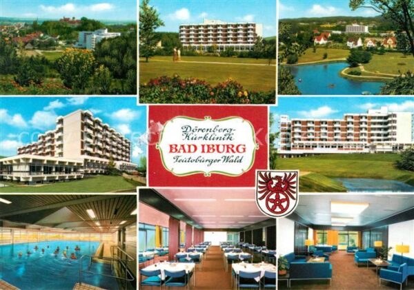 Bad Iburg Dörenberg Kurklinik Teilansichten Halle