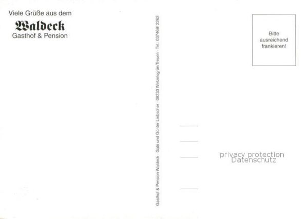 Treuen Gasthof Pension Waldeck Gasträume Bar – Bild 2