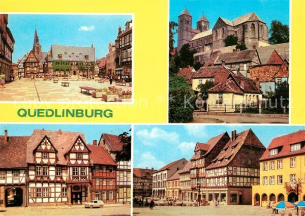 Quedlinburg Rathaus Am Dom Klopstockhaus Am Markt