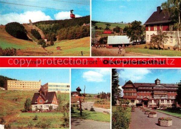 Oberwiesenthal Erzgebirge Sprungschanzen Seilbahn Hotel Bergfried