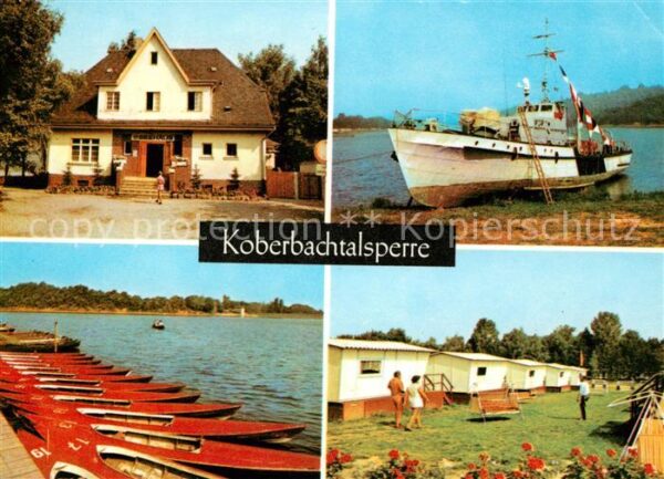 Koberbachtalsperre Gaststätte Schiff Bootsliegeplatz Bunga