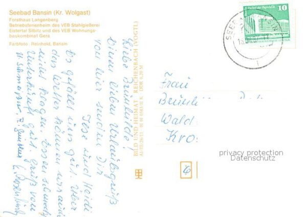 Bansin Ostseebad Forstenhaus Langenberg Betriebsferienhe – Bild 2