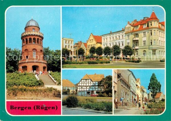 Bergen Ruegen Ernst Moritz Arndt Turm Karl Marx Platz