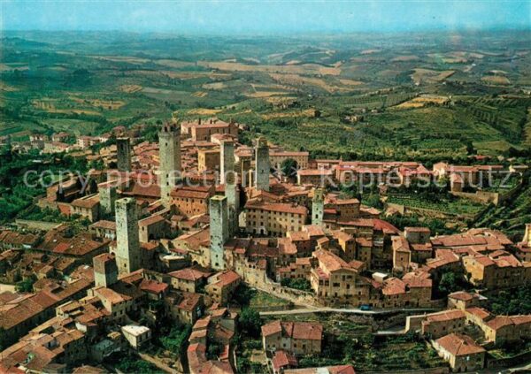 San Gimignano Fliegeraufnahme