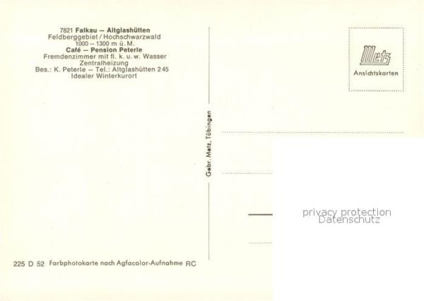 Falkau Cafe Pension Peterle – Bild 2