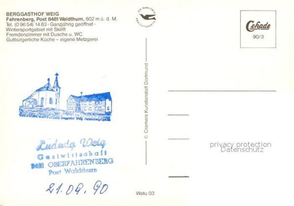Waldthurn Berggasthof Weig Fliegeraufnahme – Bild 2