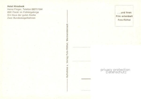 Fleckl Hotel Hirscheck – Bild 2