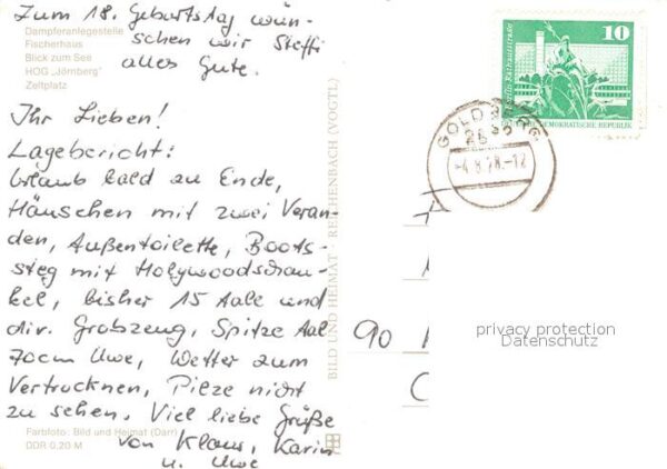 Krakow See Dampferanlegestelle Fischerhaus Seeblic – Bild 2