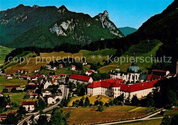 Ettal Benediktinerkloster Ettal mit Ammergaue