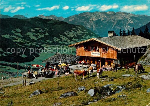 Zell Ziller Tirol Jausenstation Rosenalm Panorama
