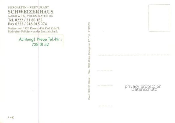 Wien Biergarten Restaurant Schweizerhaus – Bild 2