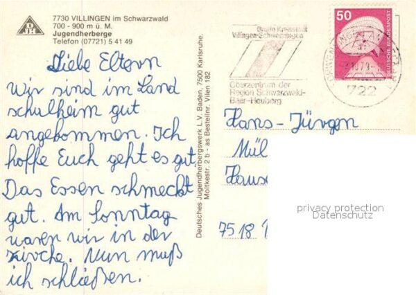 Villingen-Schwenningen Mühle Jugendherberge Gastraum Kurpark S – Bild 2