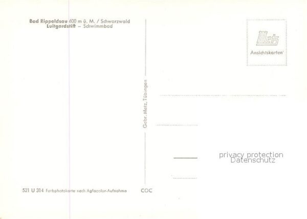 Bad Rippoldsau Schwarzwald Luitgardstift Schwimmbad – Bild 2