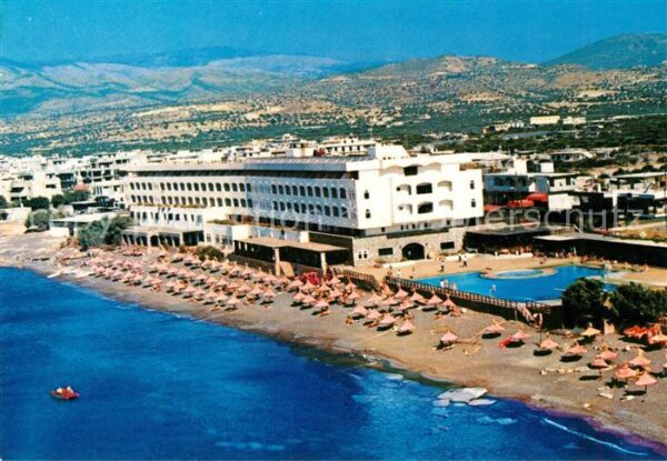Ierapetra Kreta Hotel Petra Mare Fliegeraufnahme