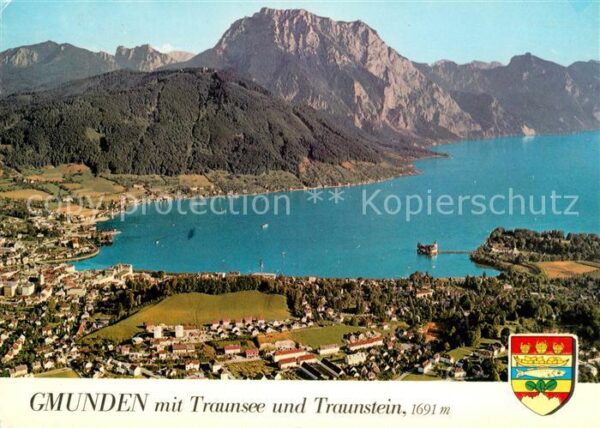 Gmunden Salzkammergut mit Traunstein und Traunsee