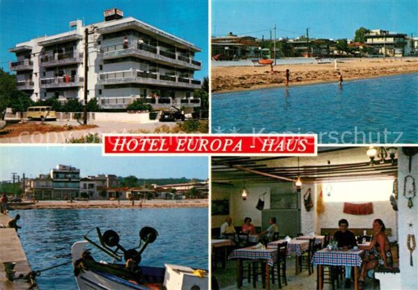 Saloniki Salonica Hotel Europa Haus Gaststube Strand