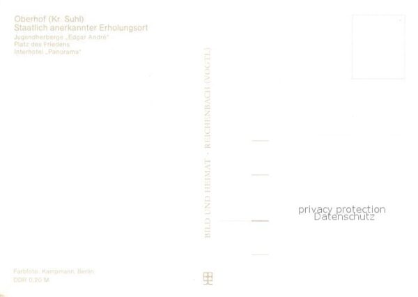 Oberhof Thueringen Jugendherberge Edgar Andre PdF Interhot – Bild 2