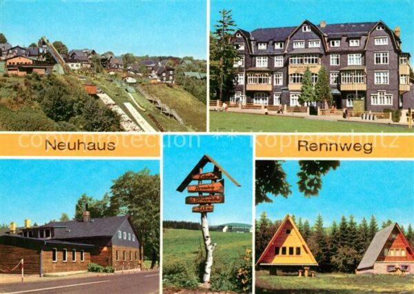 Neuhaus Rennweg Schanze im Gründle FDGB Erholungsheim E