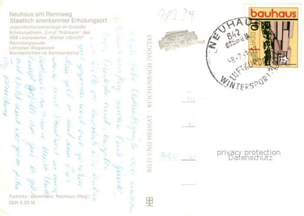 Neuhaus Rennweg Schanze im Gründle FDGB Erholungsheim E – Bild 2