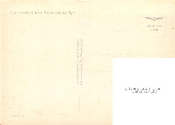 Westerland Sylt Fliegeraufnahme – Bild 2