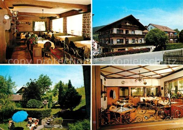 Baiersbronn Schwarzwald Hotel Gasthof Pappel Gasträume Garten