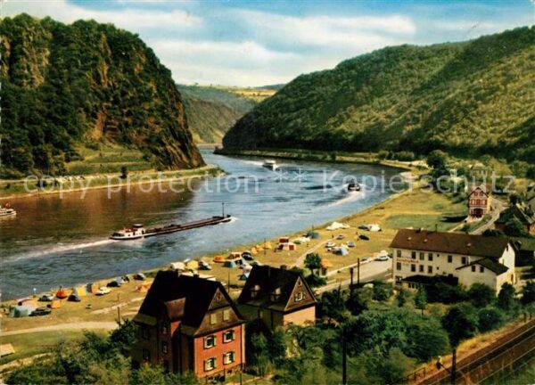 St Goar Gasthaus Loreleyblick Rheinpartie