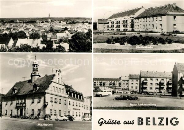 Belzig Bad Goethestraße Marktplatz Wohnsiedlung