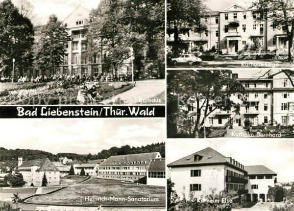 Bad Liebenstein Kurhaus Kurheim Olga Bernhard Heinrich