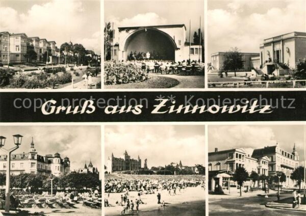 Zinnowitz Ostseebad Konzerthalle Strandpromenade Kurhäuser