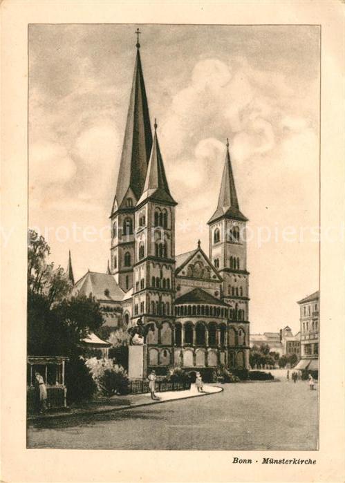 Bonn Rhein Münsterkirche