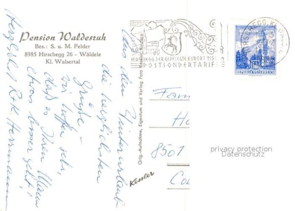Hirschegg Kleinwalsertal Vorarlberg Pension Waldesruh Winter – Bild 2